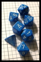 Dice : Dice - Dice Sets - Chessex Speckled Water w White Nums - Ebay Jan 2010
